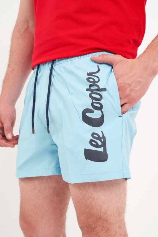Lee Cooper - Sort de baie barbat cu buzunare si logo - Img 3