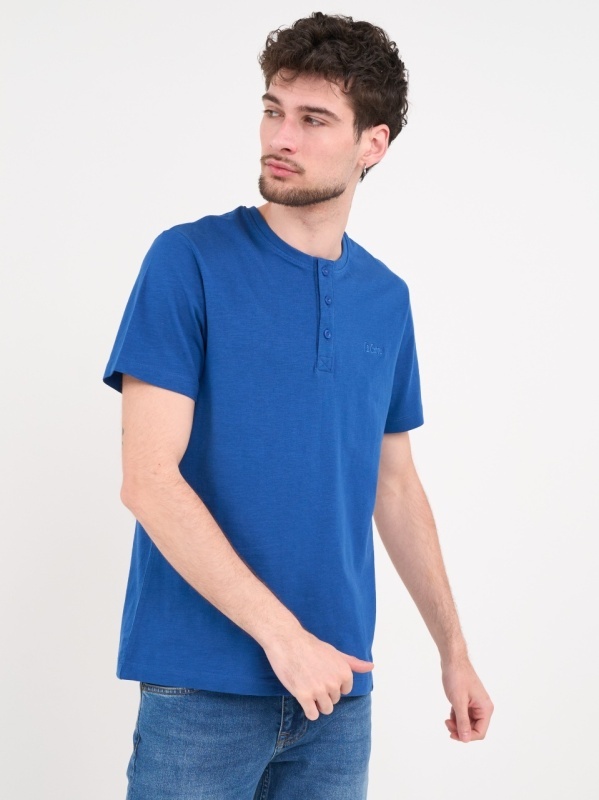 Lee Cooper - Tricou barbat cu detalii si nasturi - Img 6