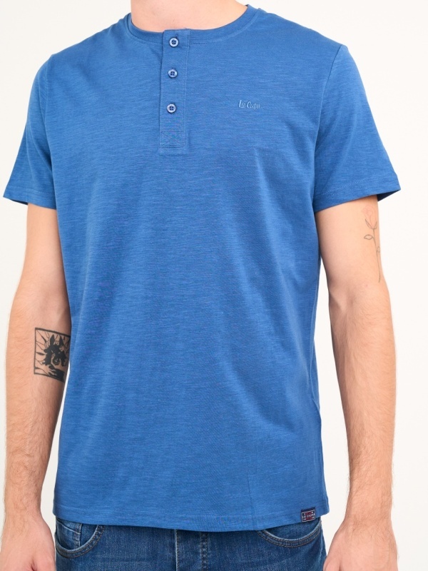 Lee Cooper - Tricou barbat cu maneca scurta si nasturi - Img 4