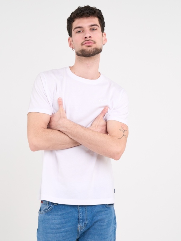Lee Cooper - Tricou barbat de culoare uniforma cu detalii logo - Img 8
