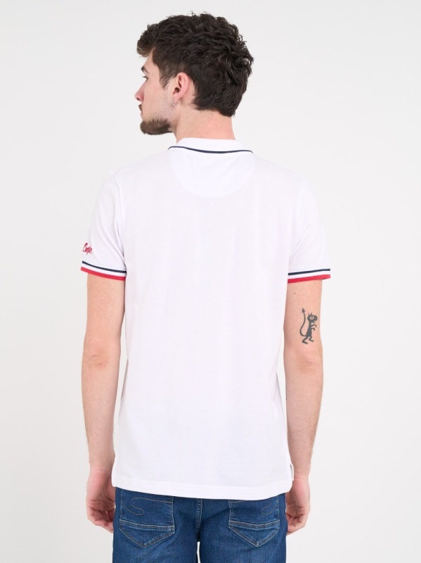 Lee Cooper - Tricou barbat polo cu detalii logo - Img 4