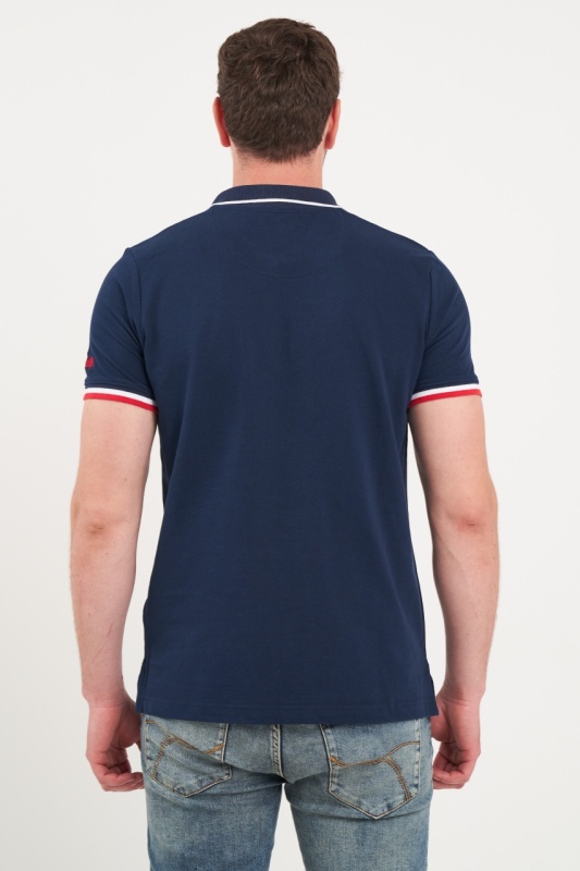 Lee Cooper - Tricou barbat polo cu fermoar - Img 4