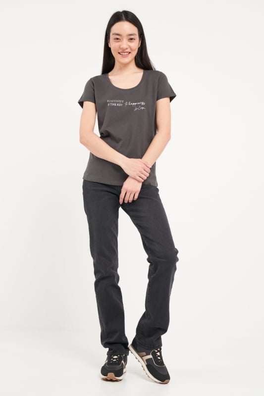 Lee Cooper - Tricou dama cu imprimeu texturat - Img 7