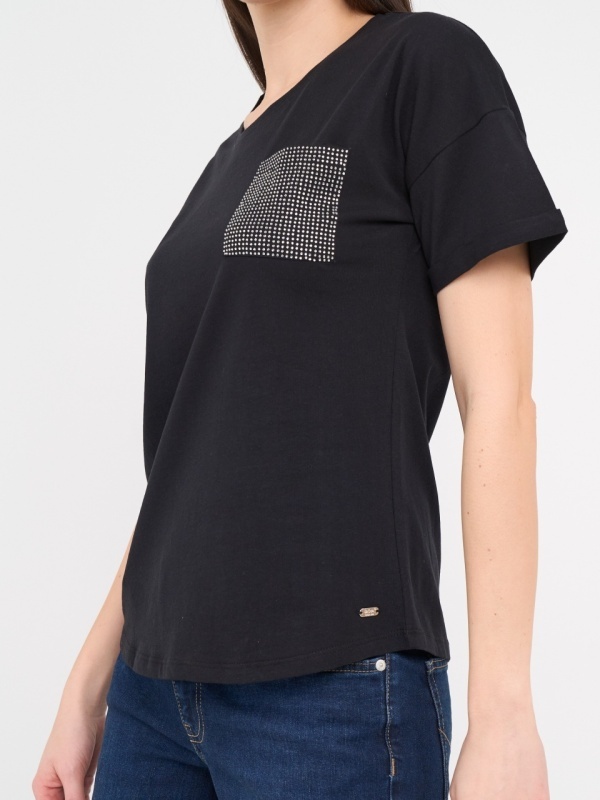 Lee Cooper - Tricou dama cu maneca scurta si detalii - Img 3