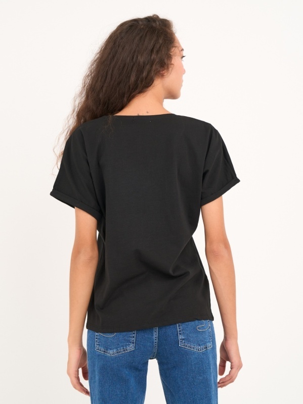 Lee Cooper - Tricou dama cu maneca scurta si imprimeu - Img 5