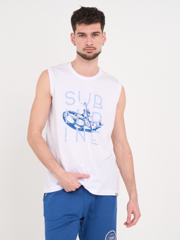 Lee Cooper - Tricou fara maneci cu imprimeu grafic - Img 6