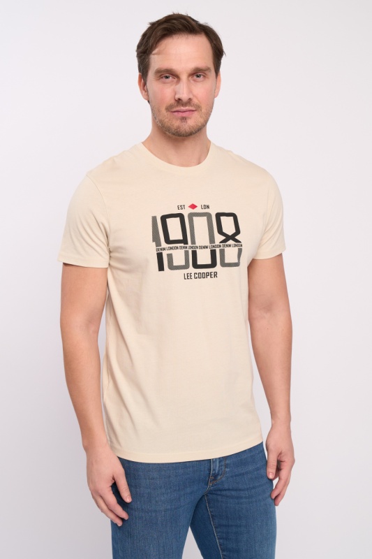 Lee Cooper - Tricou maneca scurta barbat cu imprimeu detalii logo - Img 6
