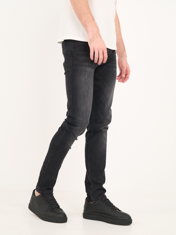 Timeout - Blugi barbat slim cu aspect decolorat - Img 5