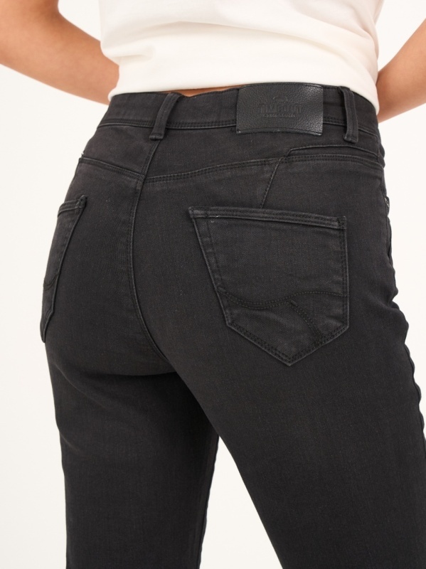 Timeout - Blugi dama skinny de culoare inchisa - Img 2