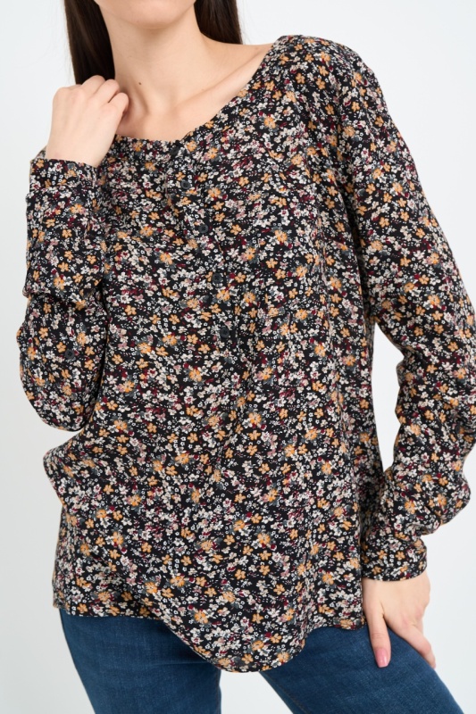 Timeout - Camasa dama cu model floral - Img 3