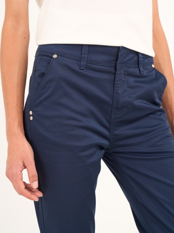 Timeout - Pantaloni lungi dama de culoare uniforma - Img 7
