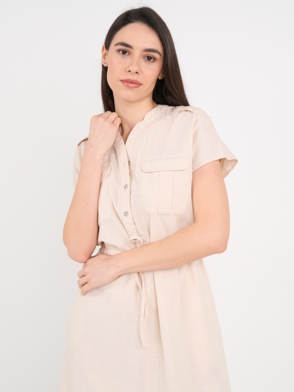 Timeout - Rochie dama de culoare uniforma - Img 3