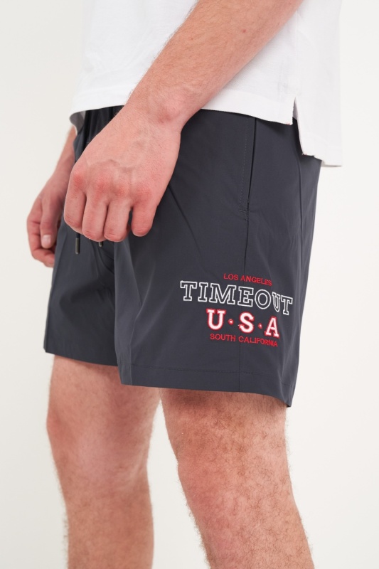 Timeout - Sort de baie barbat cu logo - Img 2