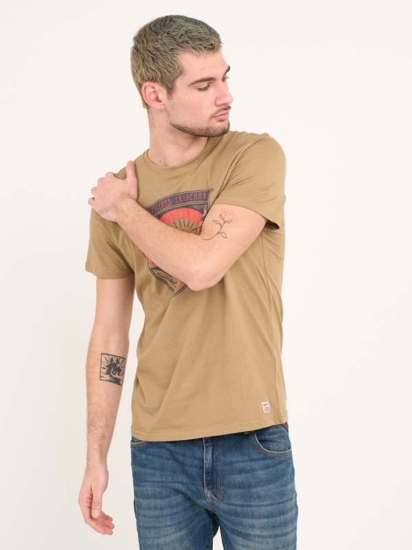 Timeout - Tricou barbat cu maneca scurta si detalii logo - Img 7
