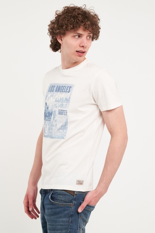 Timeout - Tricou barbat cu maneca scurta si imprimeu grafic - Img 3