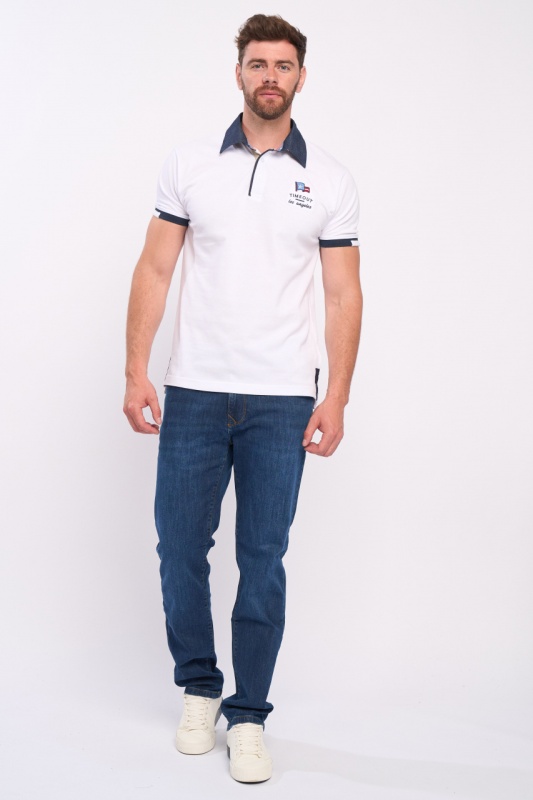 Timeout - Tricou barbat polo cu imprimeu logo - Img 9