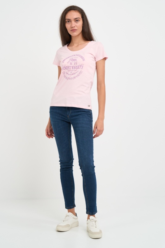 Timeout - Tricou dama cu imprimeu text grafic si logo - Img 7
