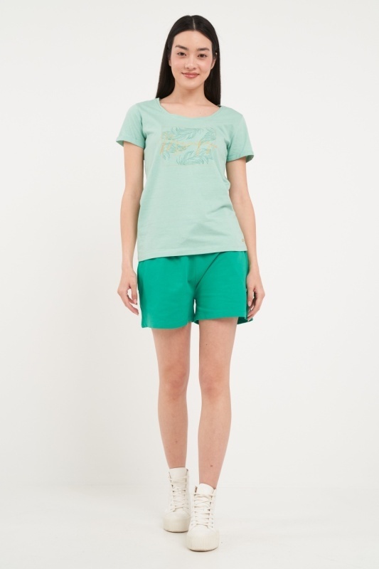 Timeout - Tricou dama cu maneca scurta si imprimeu grafic - Img 7