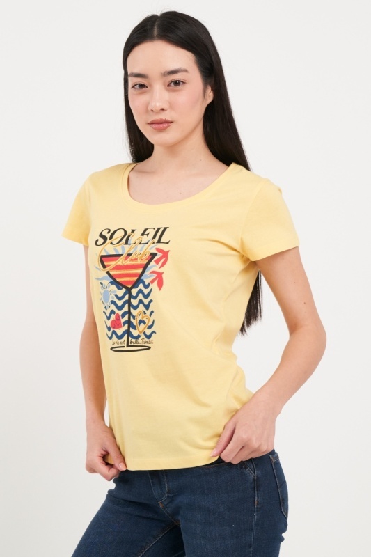 Timeout - Tricou dama cu maneca scurta si imprimeu grafic - Img 5