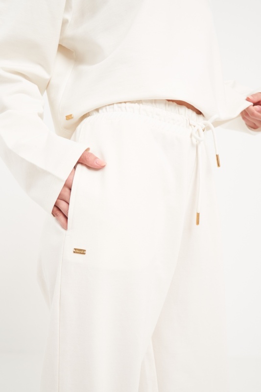 Kenvelo - Pantaloni sport dama de culoare uniforma - Img 2