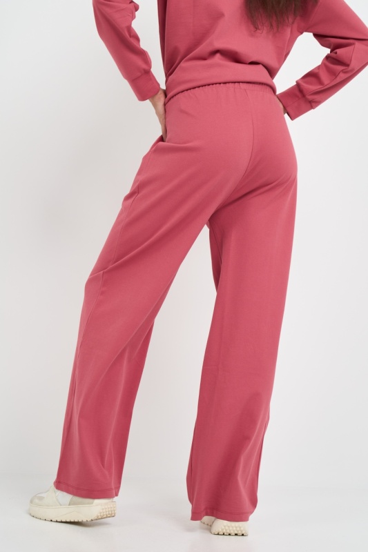 Kenvelo - Pantaloni sport dama lejeri de culoare uniforma - Img 3