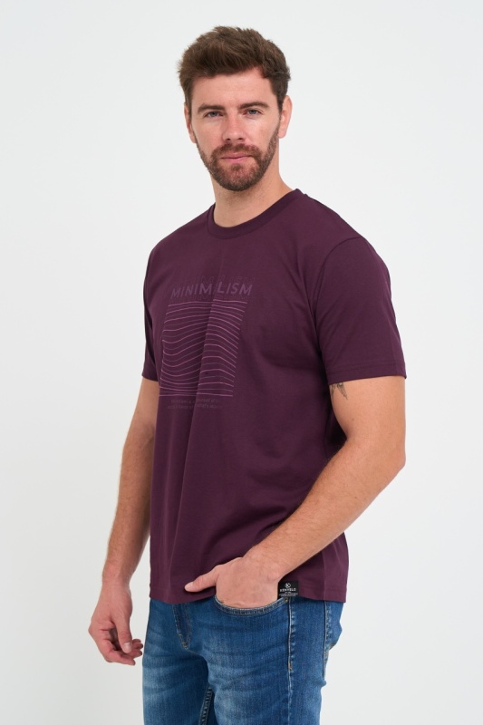 Kenvelo - Tricou barbat cu imprimeu si logo atasat - Img 6