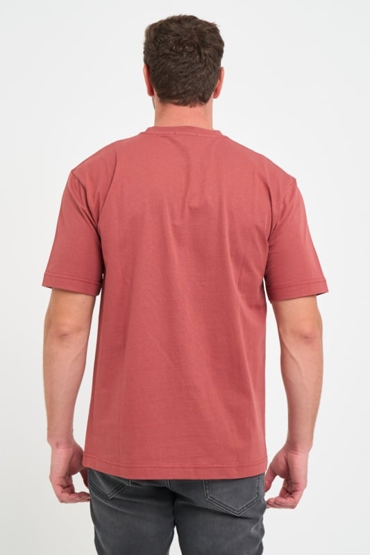 Kenvelo - Tricou barbat cu imprimeu texturat si logo - Img 2