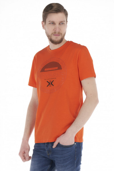 Kenvelo - Tricou barbat cu imprimeu texturat