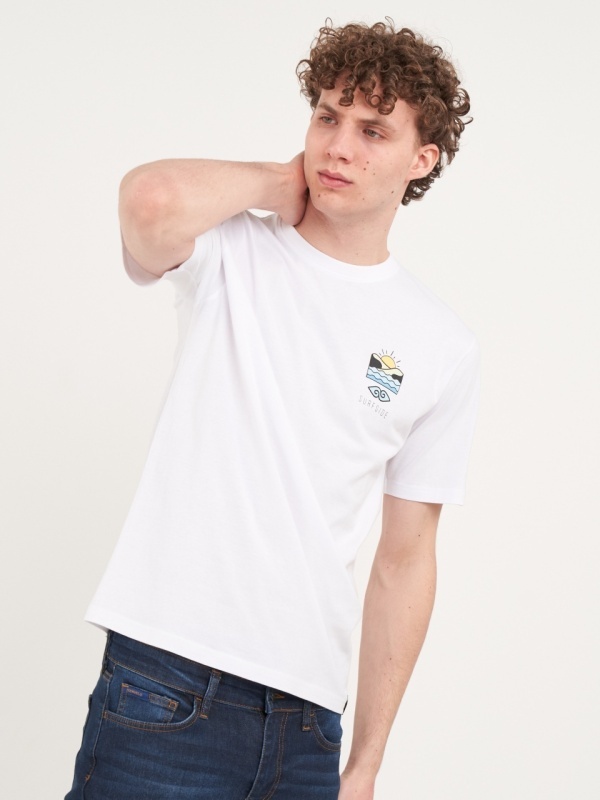 Kenvelo - Tricou barbat cu maneca scurta si imprimeu - Img 5