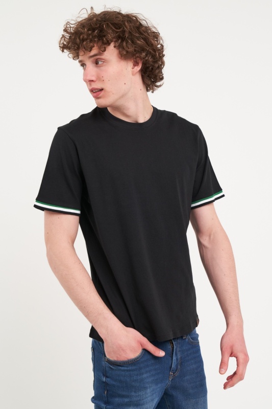 Kenvelo - Tricou barbat deculoare uniforma cu logo - Img 3