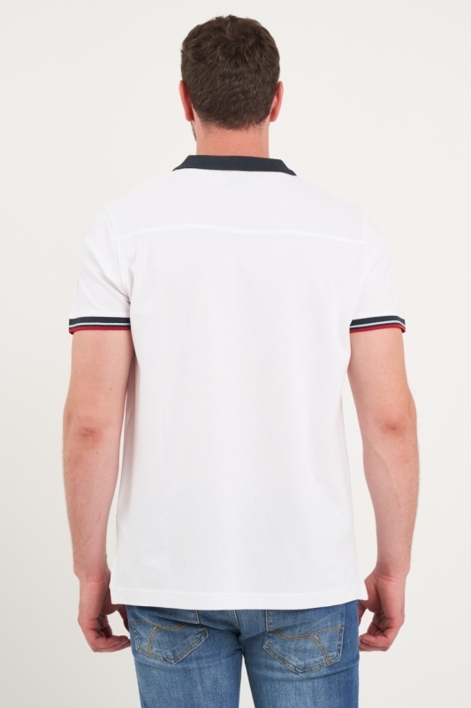 Kenvelo - Tricou barbat polo cu detalii - Img 2