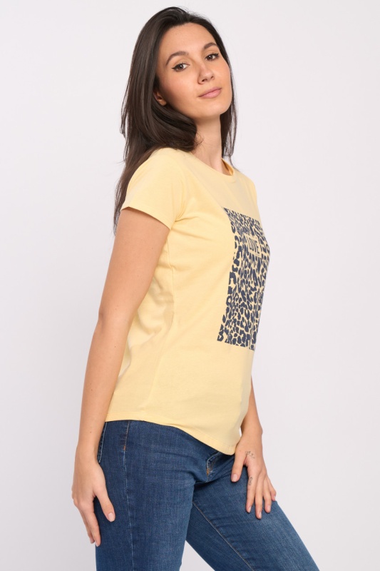 Kenvelo - Tricou maneca scurta de dama cu imprimeu text - Img 5
