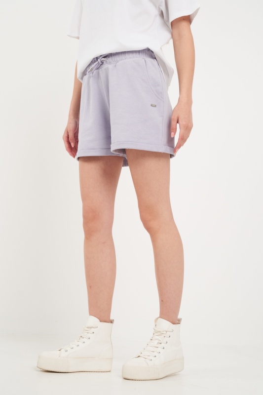 Lee Cooper - Bermude dama sport de culoare uniforma - Img 5