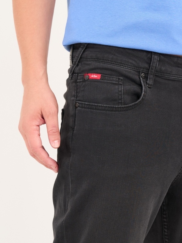 Lee Cooper - Blugi barbat regular de culoare uniforma - Img 3