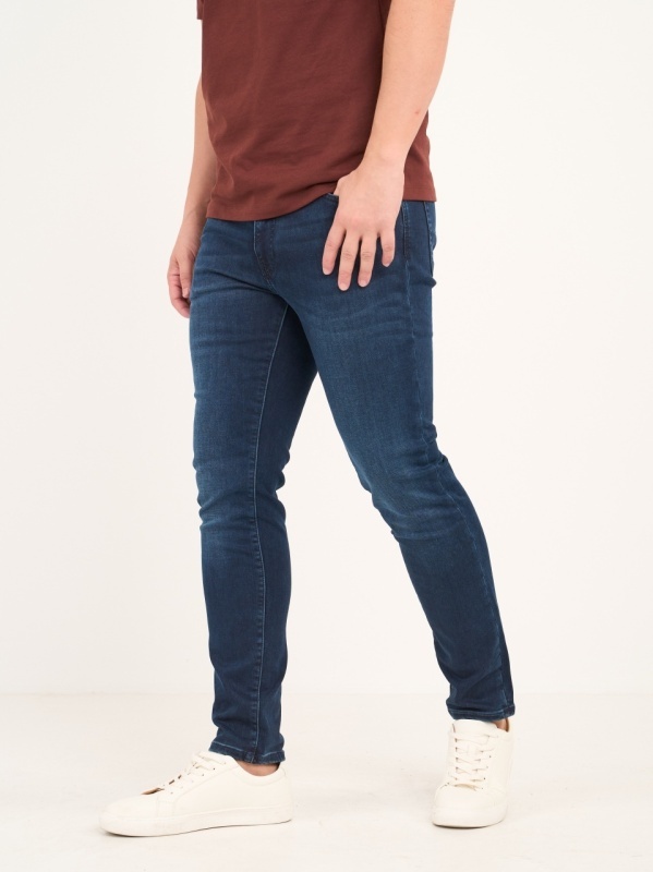 Lee Cooper - Blugi barbat slim cu aspect decolorat - Img 6
