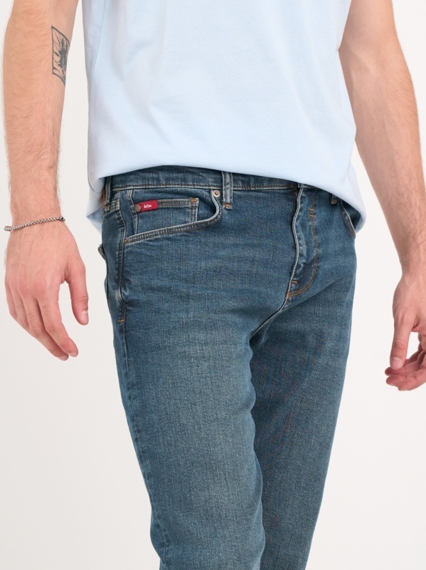 Lee Cooper - Blugi barbat slim cu aspect decolorat - Img 3