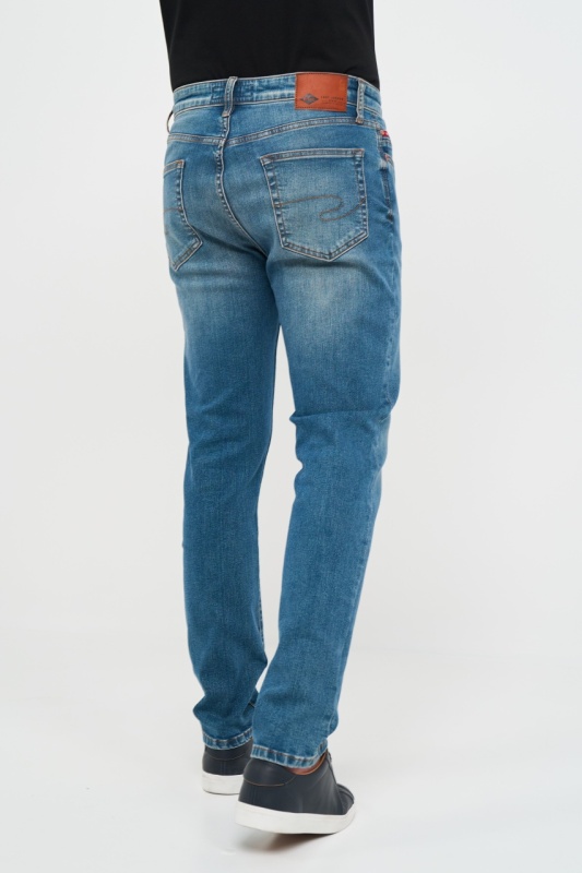 Lee Cooper - Blugi barbat slim cu aspect decolorat - Img 3