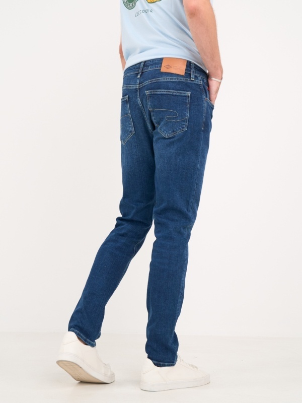 Lee Cooper - Blugi barbat slim cu aspect usor decolorat - Img 3