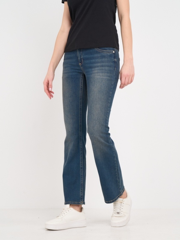 Lee Cooper - Blugi dama bootcut cu aspect decolorat - Img 6