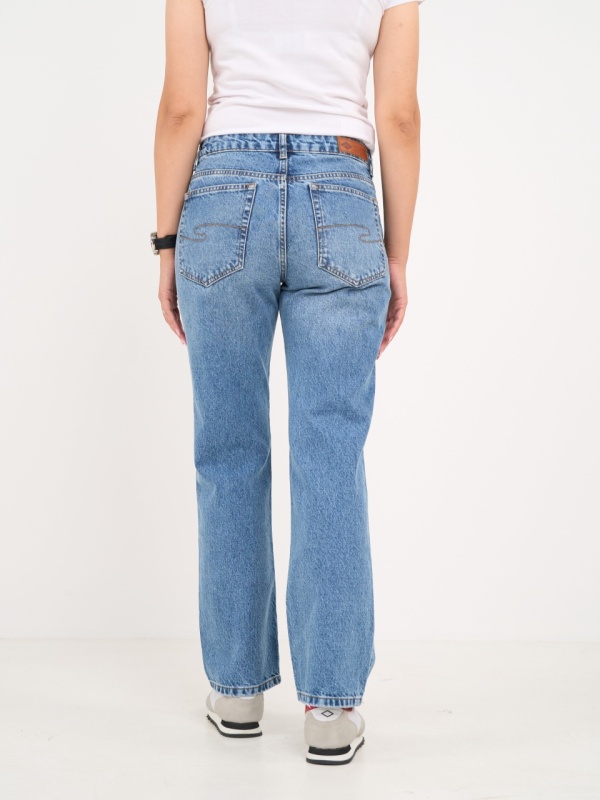 Lee Cooper - Blugi dama boyfriend cu aspect decolorat - Img 2