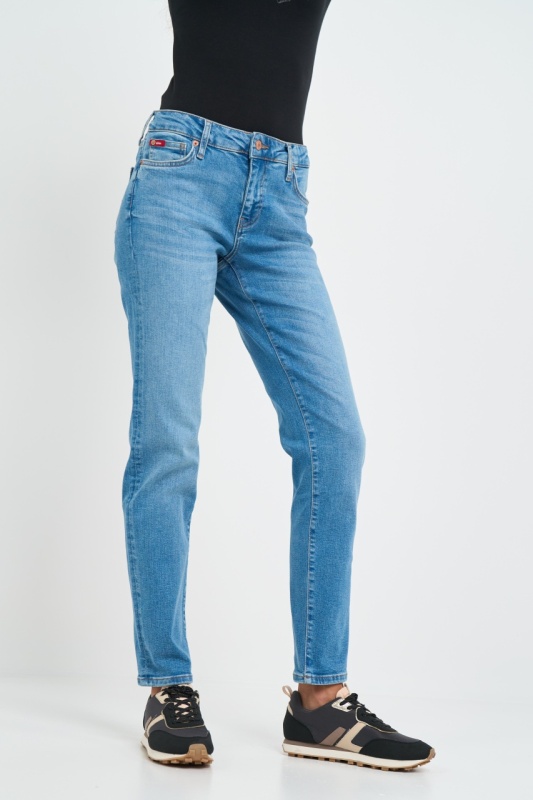 Lee Cooper - Blugi dama girlfriend culoare deschisa - Img 7