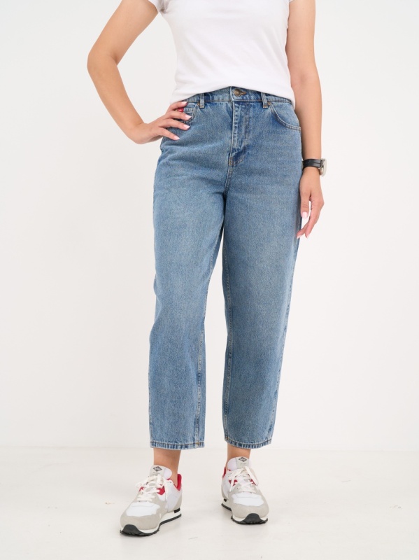 Lee Cooper - Blugi dama mom cu aspect decolorat - Img 7