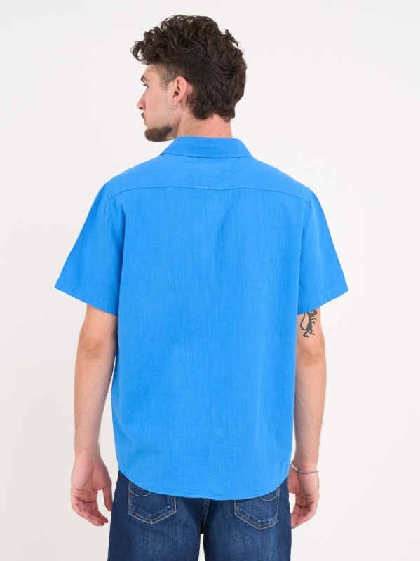 Lee Cooper - Camasa barbat cu maneca scurta regular de culoare uniforma - Img 2