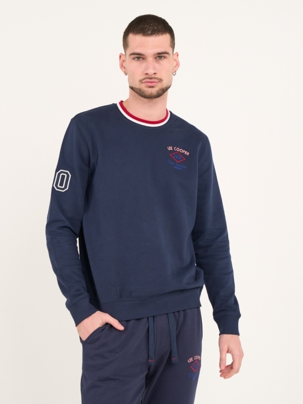 Lee Cooper - Hanorac barbat cu logo si detalii - Img 9