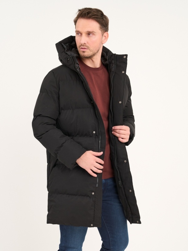 Lee Cooper - Jacheta barbat lunga cu buzunare si gluga - Img 8