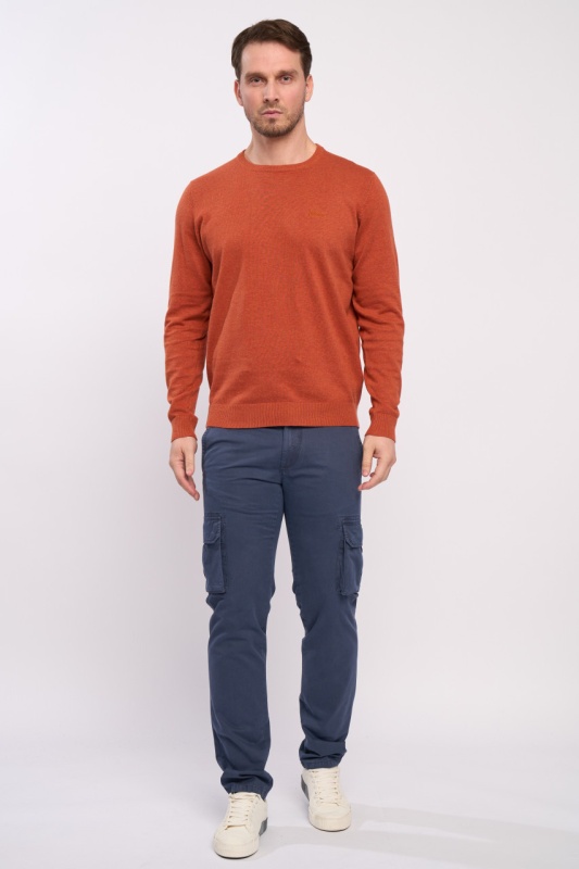 Lee Cooper - Pantaloni barbat cargo de culoare uniforma - Img 7