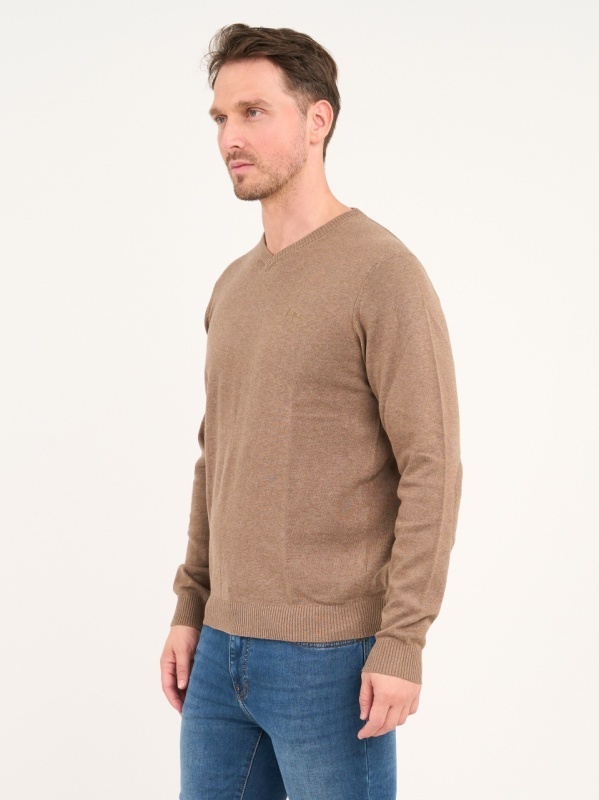 Lee Cooper - Pulover barbat cu maneca lunga de culoare uniforma - Img 6