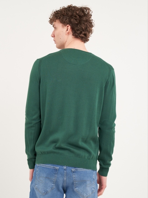 Lee Cooper - Pulover barbat cu maneca lunga de culoare uniforma - Img 3