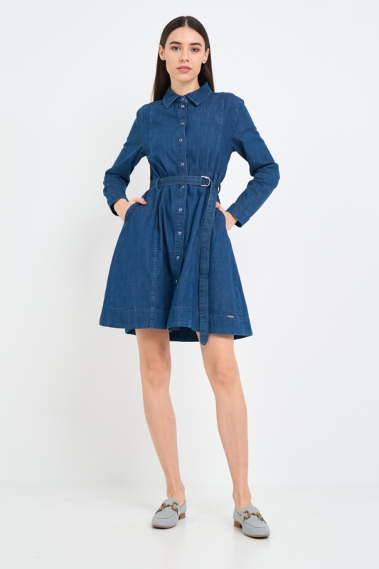Lee Cooper - Rochie dama din denim cu buzunare - Img 12