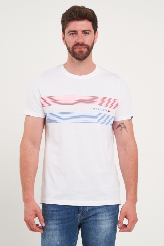 Lee Cooper - Tricou barbat cu imprimeu logo